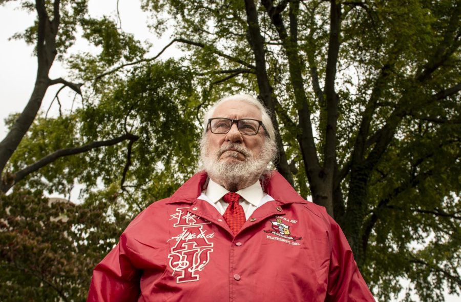 Professor emeritus Craig Taylor poses for a portrait on WKU’s campus in Bowling Green on Oct. 7, 2022. Taylor was approached by a student, Howard Bailey, in 1967 to be the advisor for the Kappa Q Club, which in helped form the first two black fraternities at WKU, Kappa Alpha Psi and Omega Psi Phi. “I’ve
done a lot of things in my time here,” Taylor said. “But this is the thing I’m most proud of.”