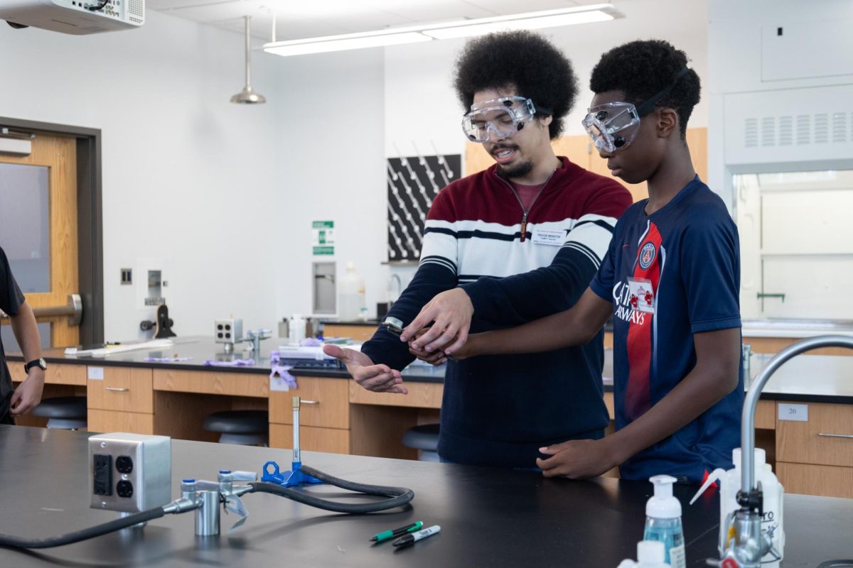Students attending the VAMPY summer program engage in a hands-on classroom activity at WKU. Photo provided by the Center for Gifted Studies.