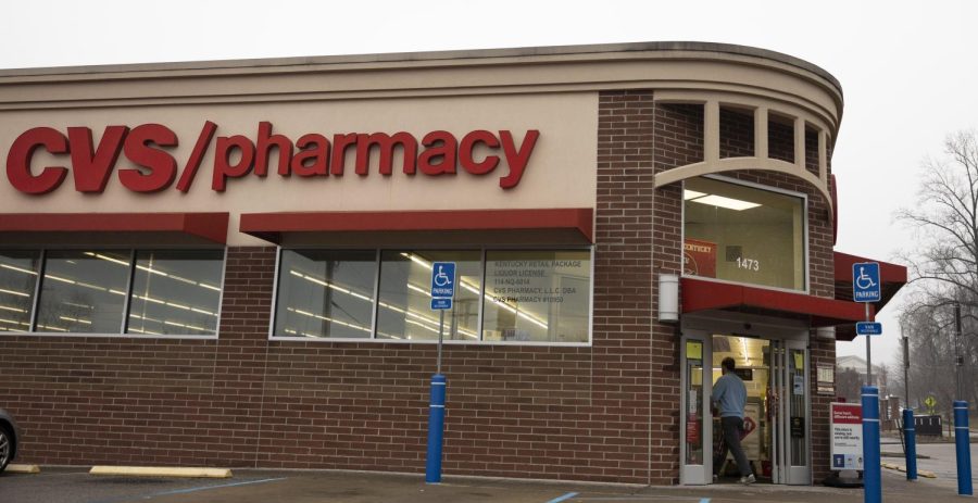 The CVS located at 1473 Kentucky Street in Bowling Green, Ky. on Tuesday, Jan. 31, 2023. The CVS location will be closing on Feb. 27.