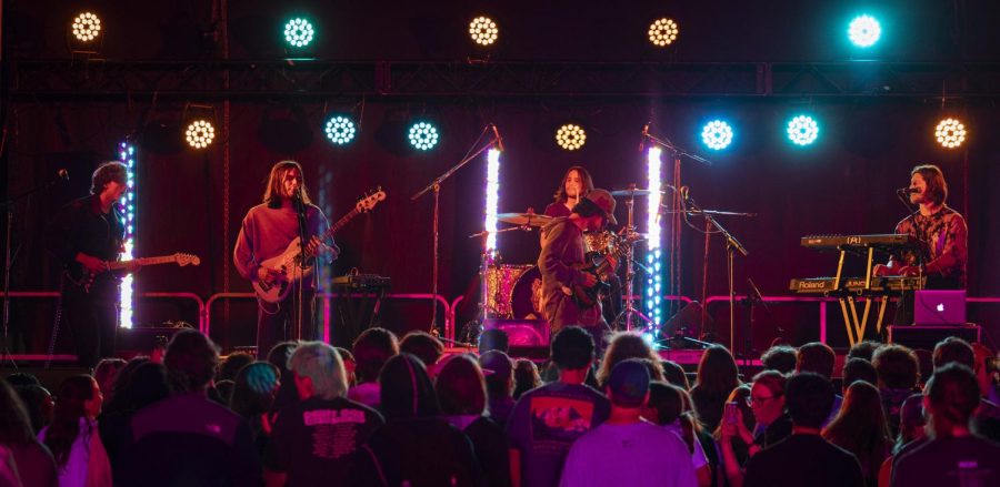 The Chicago based band Post Animal perform during Mayhem hosted by Revolution 91.7 at South Lawn on Friday, April 14, 2023.