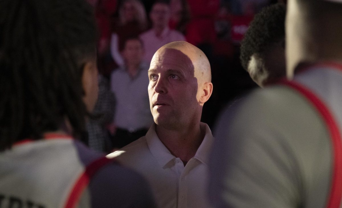 WKU head coach Steve Lutz ahead of a home game against Sam Houston University in the Diddle arena on Thursday, Feb. 1. 