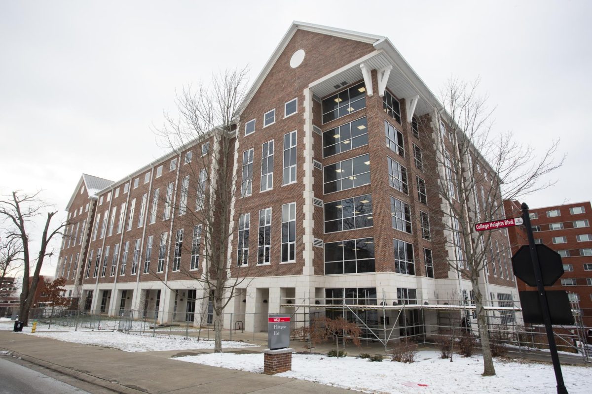 388 students are being relocated from Hilltopper Hall, constructed in 2018, due to a "shift" in the facade of the building. 