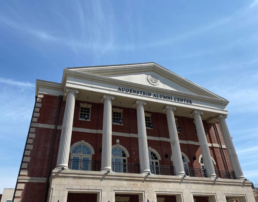 The regents approved the renaming of the Augenstein Alumni Center to the Eva and Jim Martens Alumni Center on March 4, 2022.