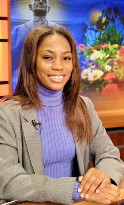Shirkira Tunstill anchoring on News Channel 12