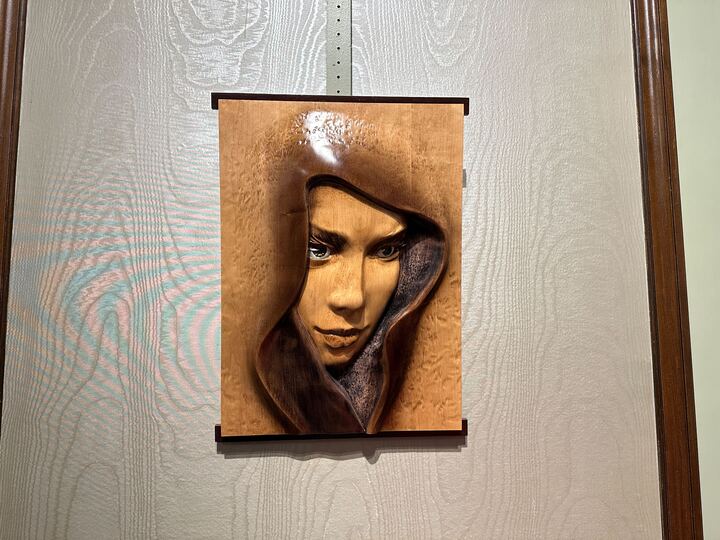 Woodwork piece "Mary of Nazareth" by Jim Barr was selected as the best in show piece for the Kentucky Museum Fall Exhibition. 