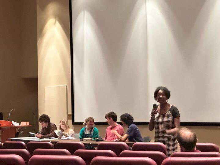 Speakers joined for the History Department's 7th annual inter-faith dialogue. 
