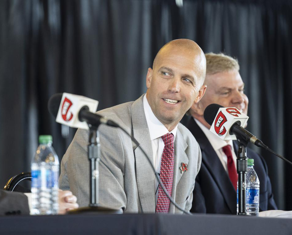 Steve Lutz is the men’s basketball head coach at WKU and makes $650,000 a year, which is $333.34 an hour.