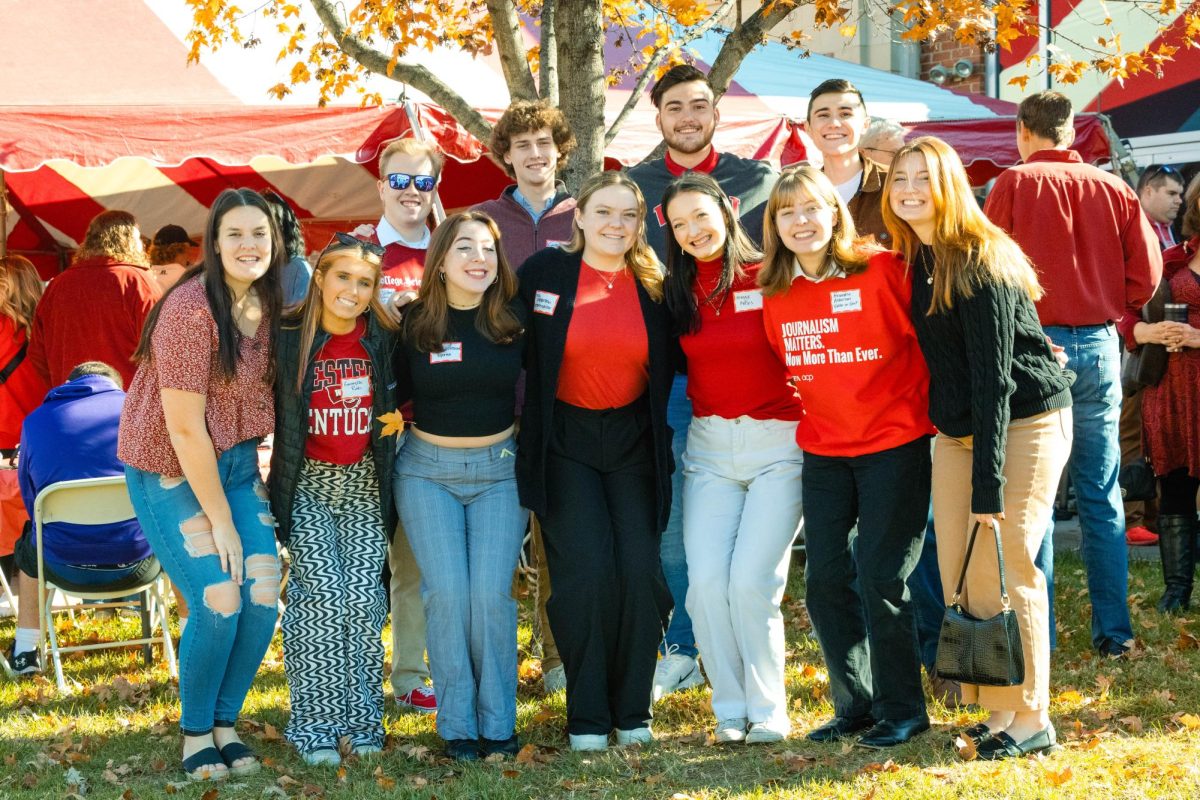 WKU Herald Staff Fall 2023 at the 72nd Annual Homecoming Breakfast