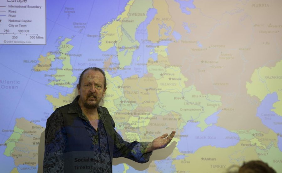 Political science professor Roger Murphy presented potential impacts of Russia's invasion of Ukraine on the NATO alliance. Murphy said the ongoing conflict will likely push former Soviet-aligned states toward western European influence. In recent days, Ukraine, Moldova and Georgia have all applied for membership into the European Union.
