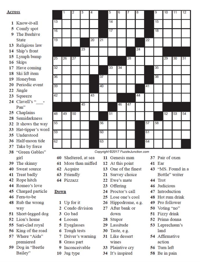 Crossword February 23, 2022