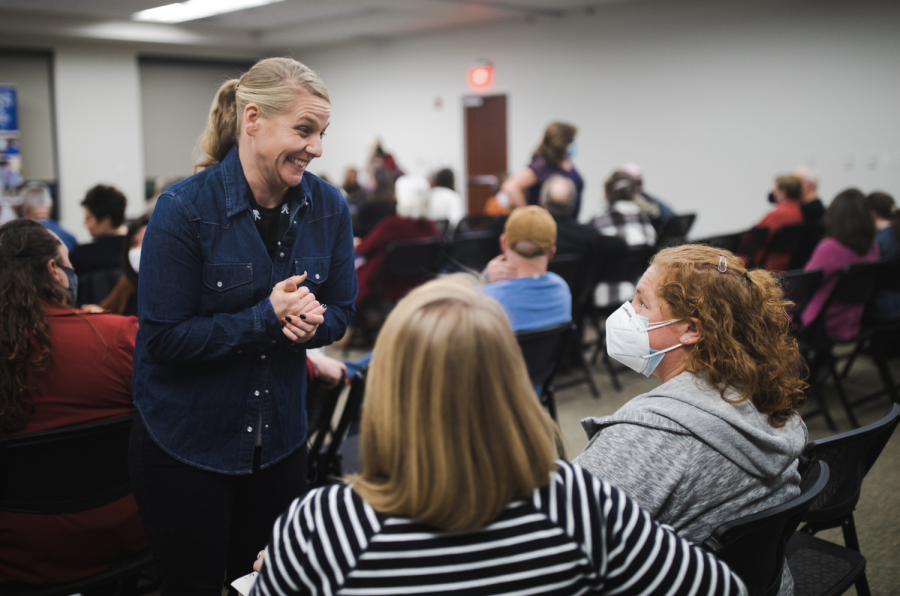 Courtney "Court" Stevens is an author from Bandana, Kentucky who has published many books in her time as an author. Her latest book is called "We Were Kings". She spoke about her book in a crowed room of spectators and fans at the Warren County Public Library Kirby Branch on Feb. 1. 