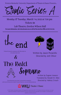 Department of Theatre and Dance to perform Studio Series A: How Absurd!